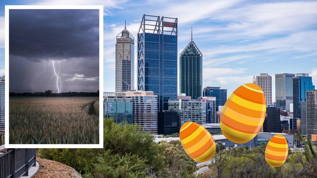 Perth and WA Easter weather: Metro, South West in for mild weekend as thunderstorm lashes Gascoyne, Goldfields