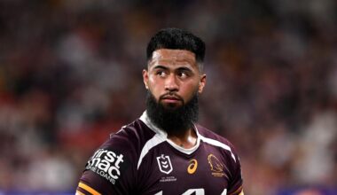 Payne Haas will miss the next six to eight weeks with a knee injury. Image: Getty