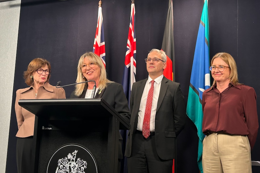 Marry Anne Thomas, Gayle Tierney, Danny Pearson, Jacinta Allan