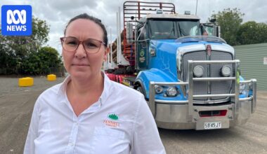 Forestry company parks electric truck despite spike in diesel prices