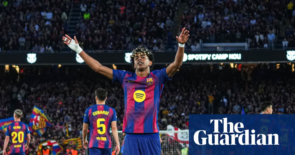 Not over, but done: Lamine Yamal all smiles as he guides Barcelona to verge of title | Barcelona