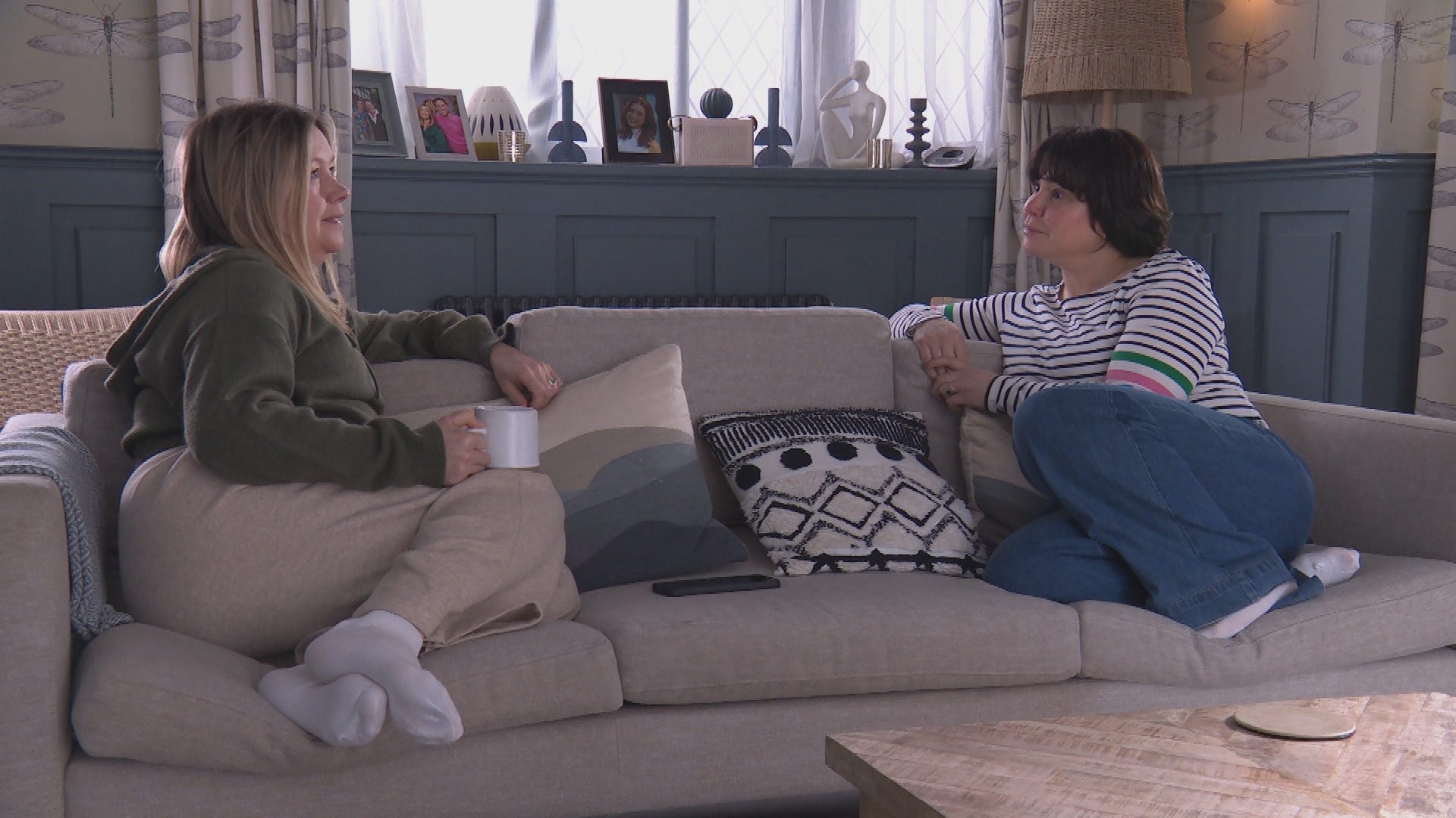 diane hutchinson and nancy osborne in hollyoaks