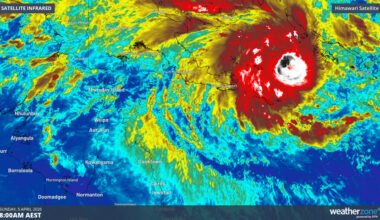 Tropical Cyclone Maila develops in the Solomon Sea, possible track towards Far North Qld