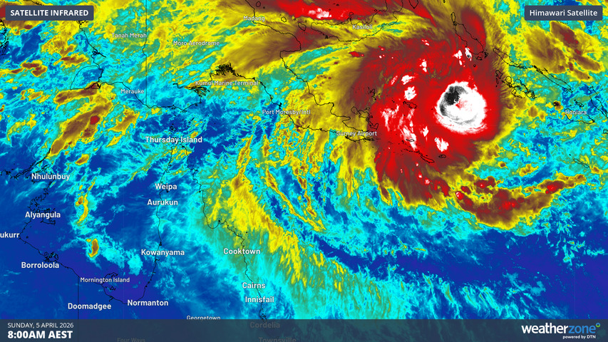 Tropical Cyclone Maila develops in the Solomon Sea, possible track towards Far North Qld