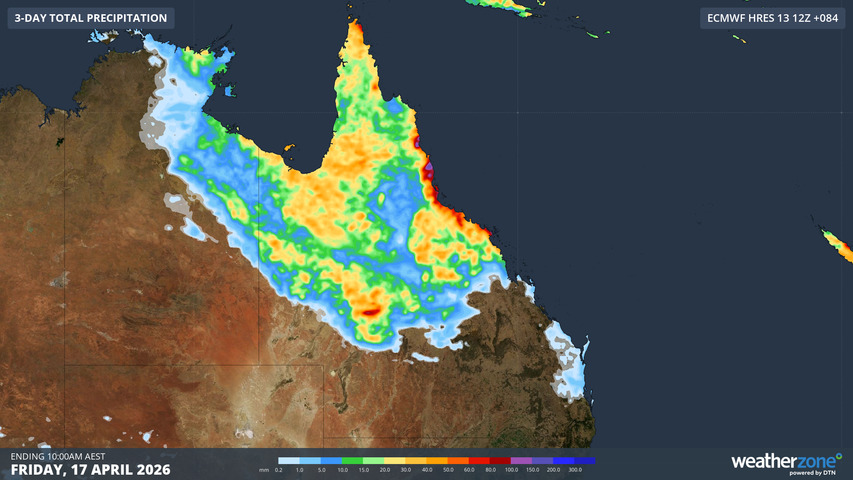 Remnants of Cyclone Maila to drench Queensland