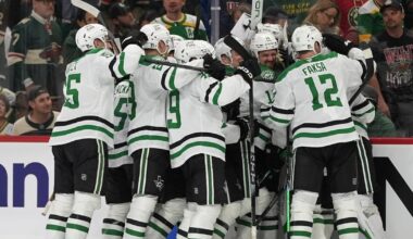 Wyatt Johnston's double-OT deflection gives Dallas Stars win over Minnesota Wild in Game 3