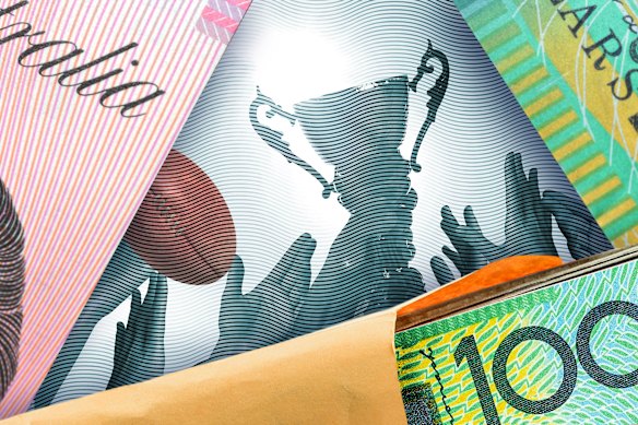 Country and suburban football league salary caps are poorly policed.