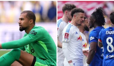 Chelsea accused of cheating by Leeds as goalkeeper Robert Sanchez stays down to waste time, tempers flare in semi final