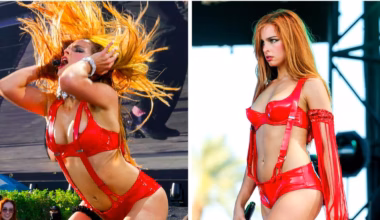 Pop star puts on sizzling Coachella display