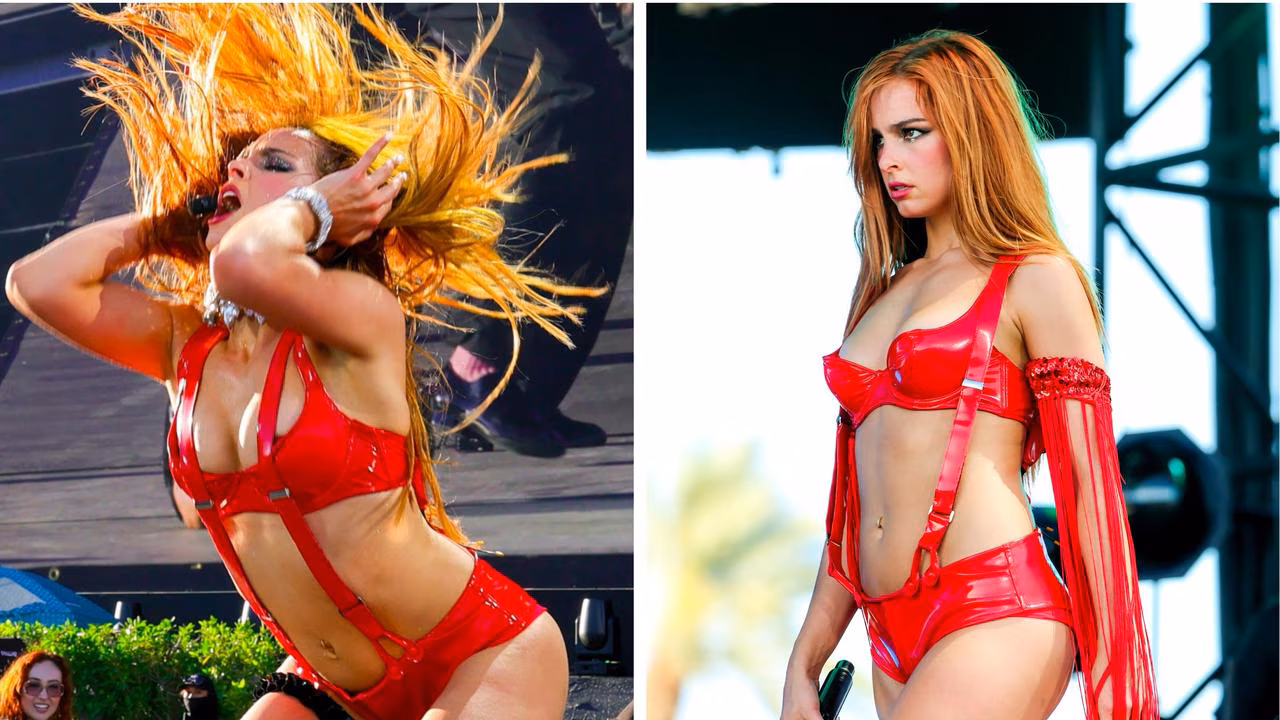 Pop star puts on sizzling Coachella display