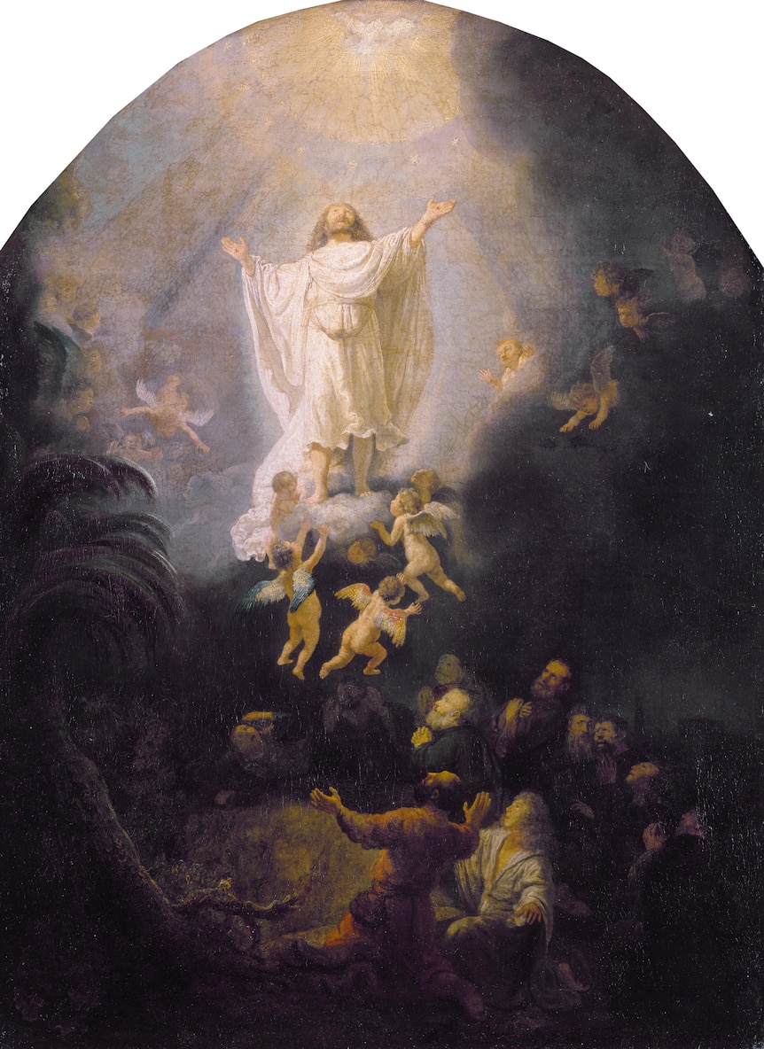“The Ascension” (1636) by Rembrandt van Rijn