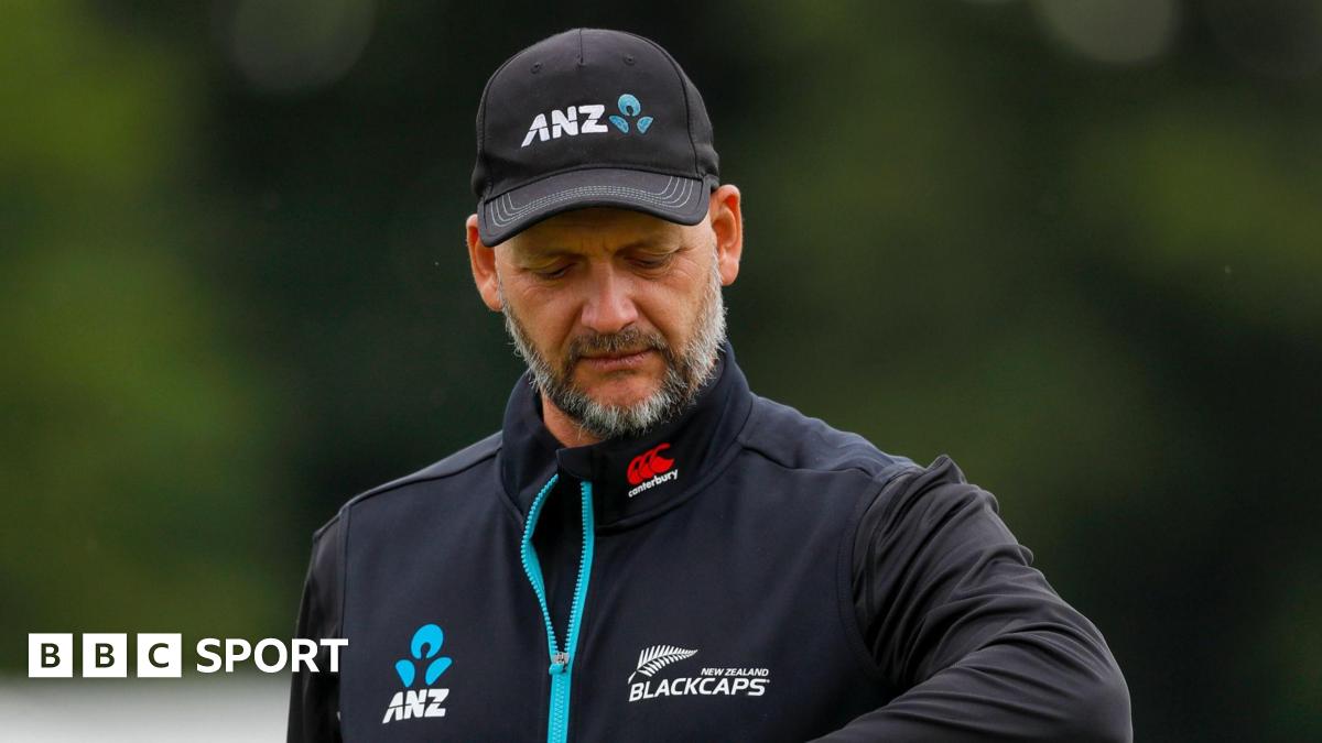 Shane Jurgensen looks at his watch while coaching the New Zealand national team