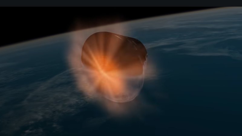 NASA astronauts prepare for splashdown return to earth from moon mission