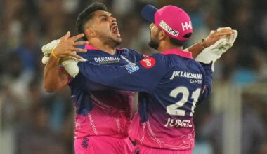 Rajasthan Royals defeat Gujarat Titans, Ashok Sharma, Delhi Capitalsvs Mumbai Indians, video, highlights