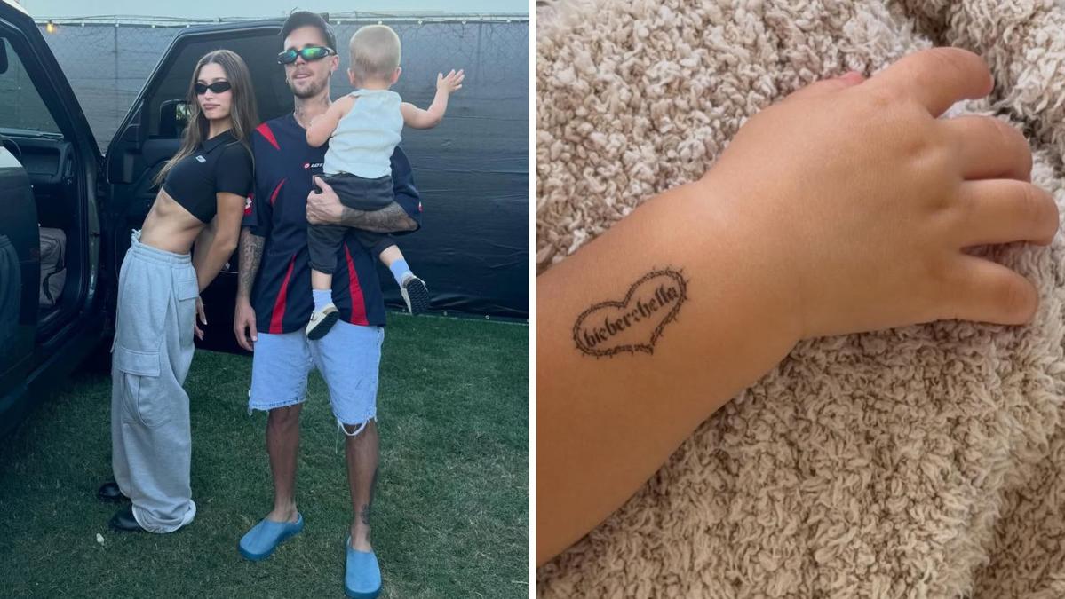 Hailey Bieber’s son Jack Blues gets tattoo in support of Justin Bieber’s Coachella performance