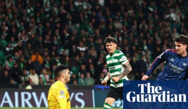 Kai Havertz snatches late victory for Arsenal to take control against Sporting | Champions League