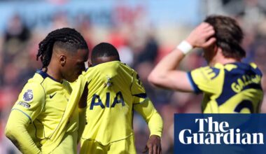 Tottenham and De Zerbi sink deeper into mire after Sunderland’s stroke of luck | Premier League