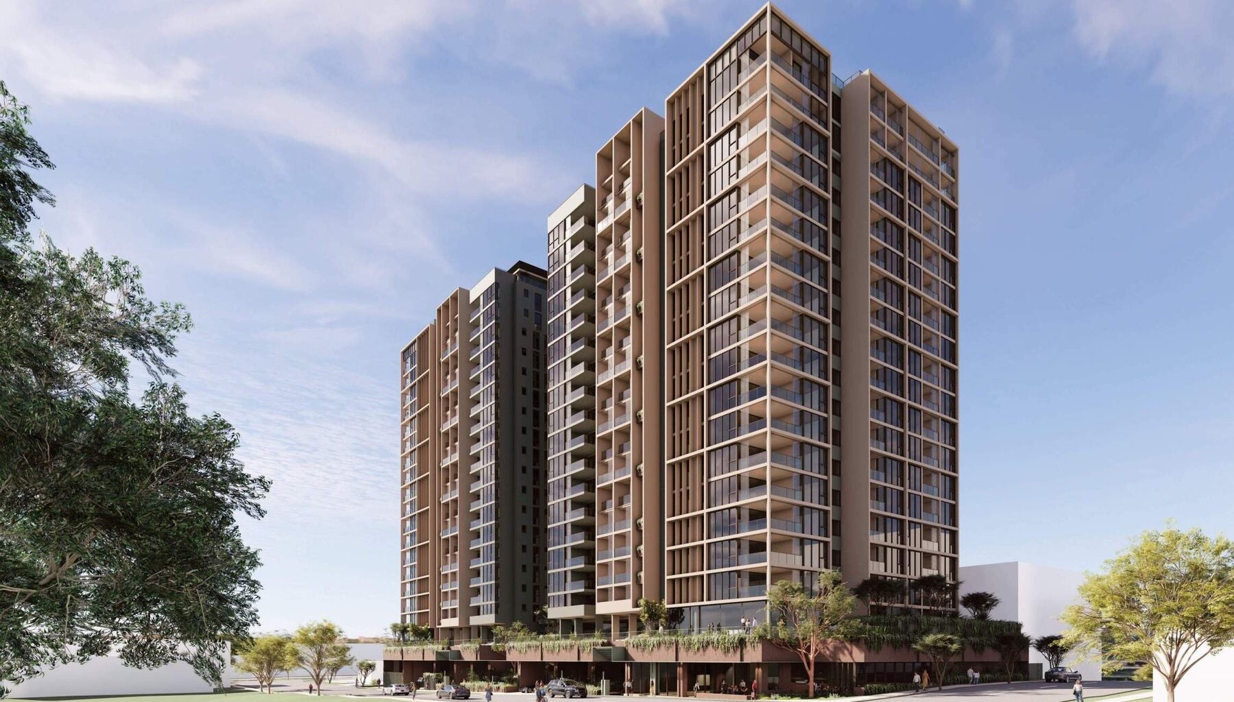 320-Apartment Twin Tower 'Vivo' Lodged for 71-85 Cleveland Street, Stones Corner