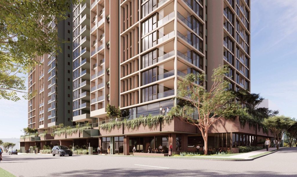 Architectural rendering of Vivo Stones Corner