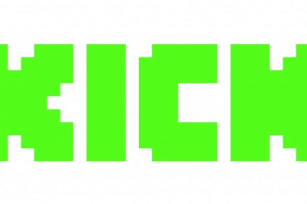 A logo with the word KICK in bold, bright green lettering on a white background.
