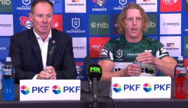 Justin Holbrook on Kalyn Ponga return, contract, Phoenix Crossland, Newcastle Knights vs Penrith Panthers, Round 8, press conference