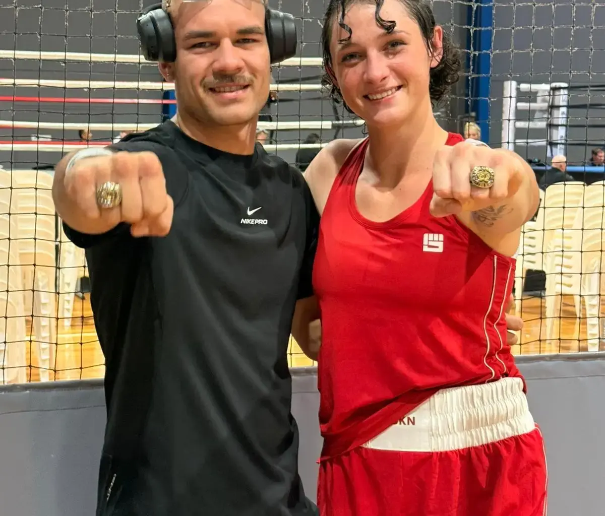 Neon boxers crowned at prestigious King & Queen of the Ring