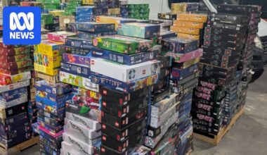 Police find $320,000 worth of allegedly stolen Lego, charge two people
