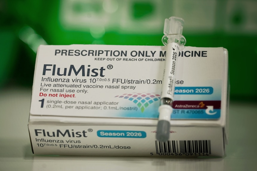 A close-up shot of a medicine box