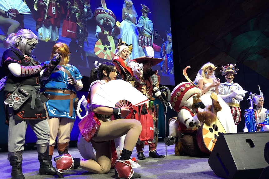 Cosplay group shot