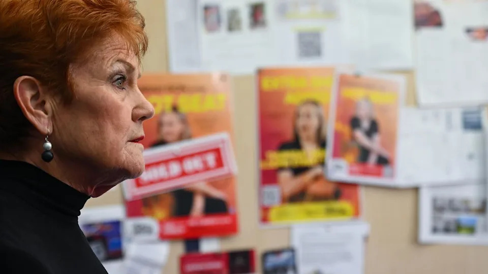 One Nation Leader Pauline Hanson