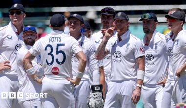 England's Ashes team in Australia