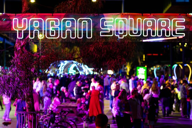 Yagan Sqaure will be transformed by the free festival.