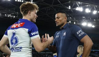 Stephen Crichton defends Lachlan Galvin, Bulldogs, concerns around club, Andrew Johns says Galvin should move to five eighth, news