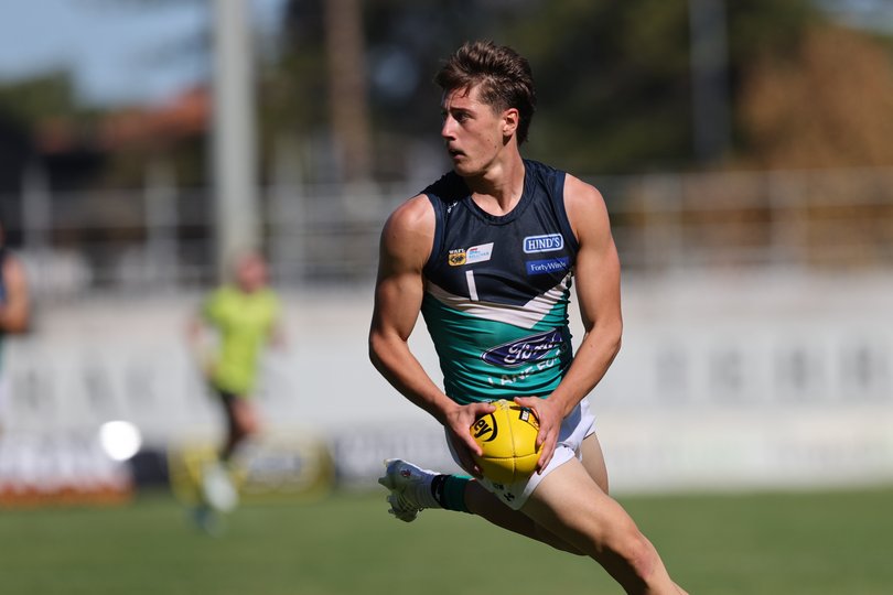 Tobyn Murray in action for Peel.