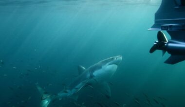 Massive Great White Shark Circles Fishermen's Boat in Harrowing Video