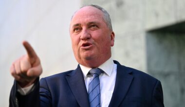 'How dare they': One Nation MP Barnaby Joyce unleashes on 'entitled' protesters who crashed Woodside meeting