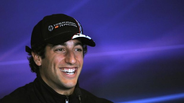 Daniel Ricciardo made his debut with HRT.