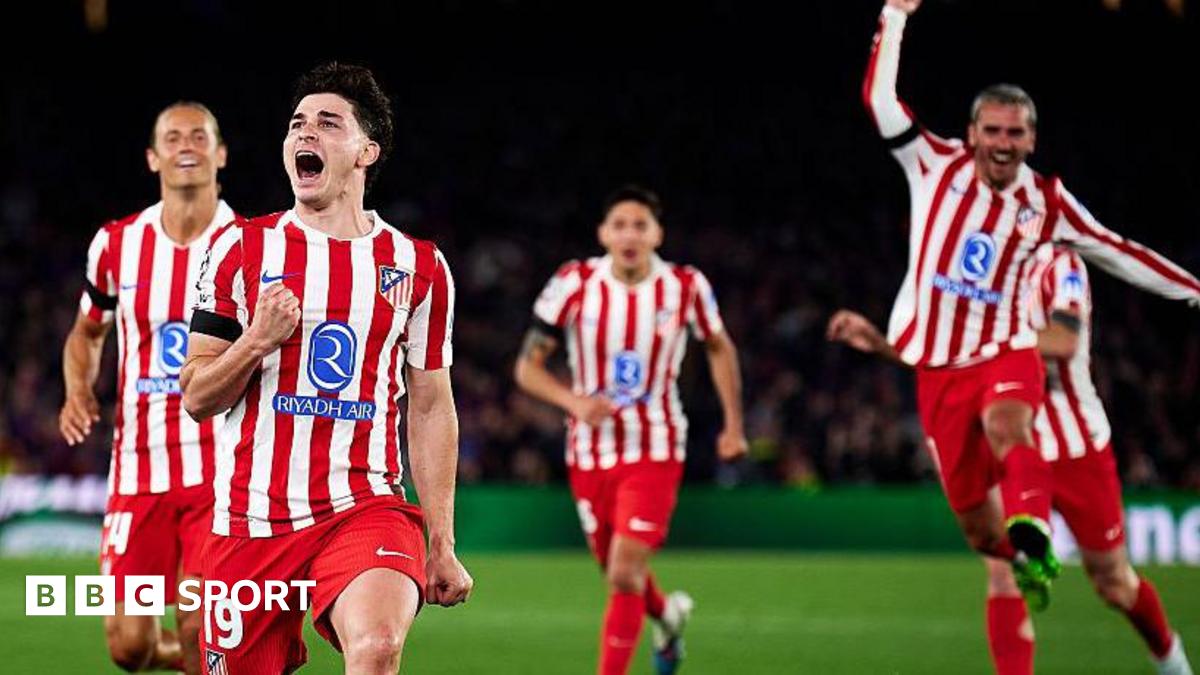 Barcelona 0-2 Atletico Madrid - Diego Simeone's side secure crucial Champions League quarter-final first-leg advantage