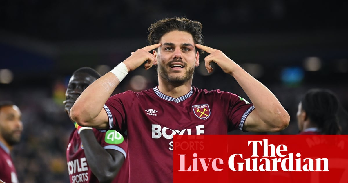 West Ham 4-0 Wolves: Premier League – as it happened | Premier League