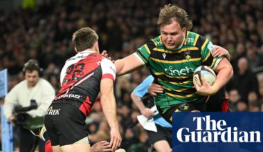 Meet JJ van der Mescht, the 6ft 7in, 146kg Saint: ‘A fly-half trapped in a second-row’s body’ | Northampton