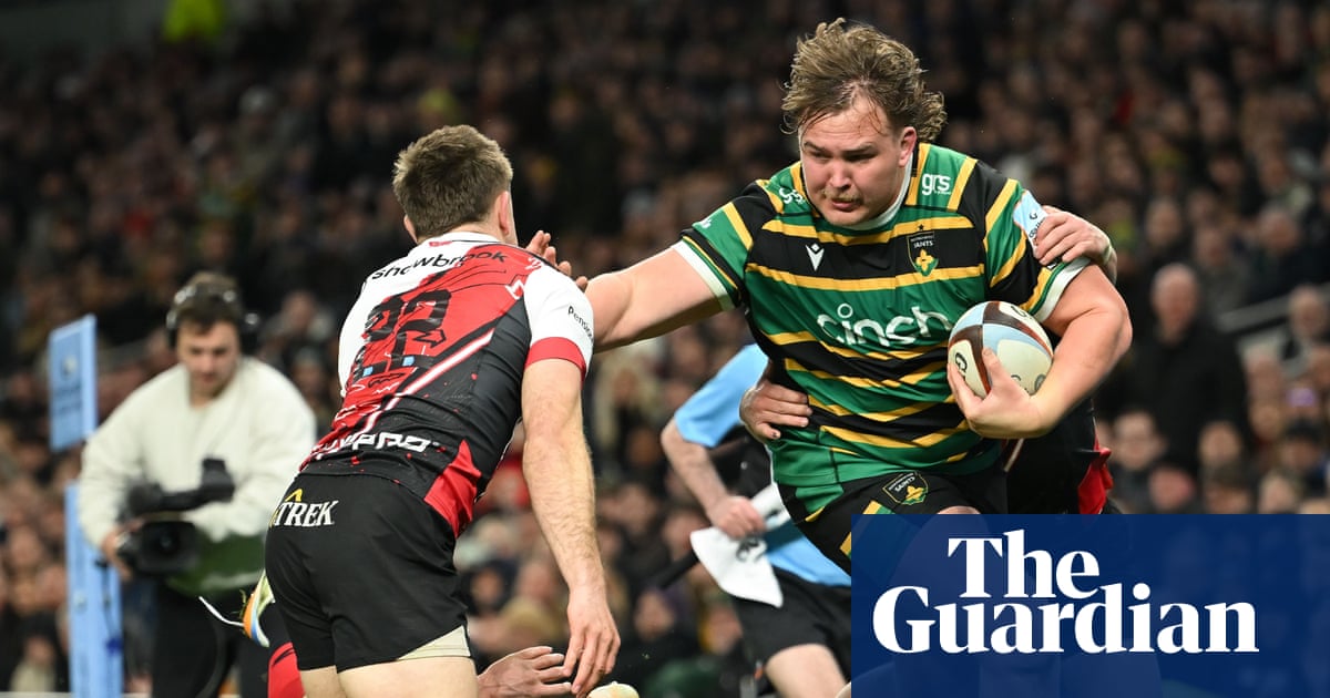 Meet JJ van der Mescht, the 6ft 7in, 146kg Saint: ‘A fly-half trapped in a second-row’s body’ | Northampton
