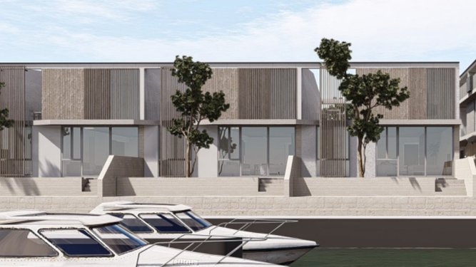 An artists rendering of the Dawin Terrace project