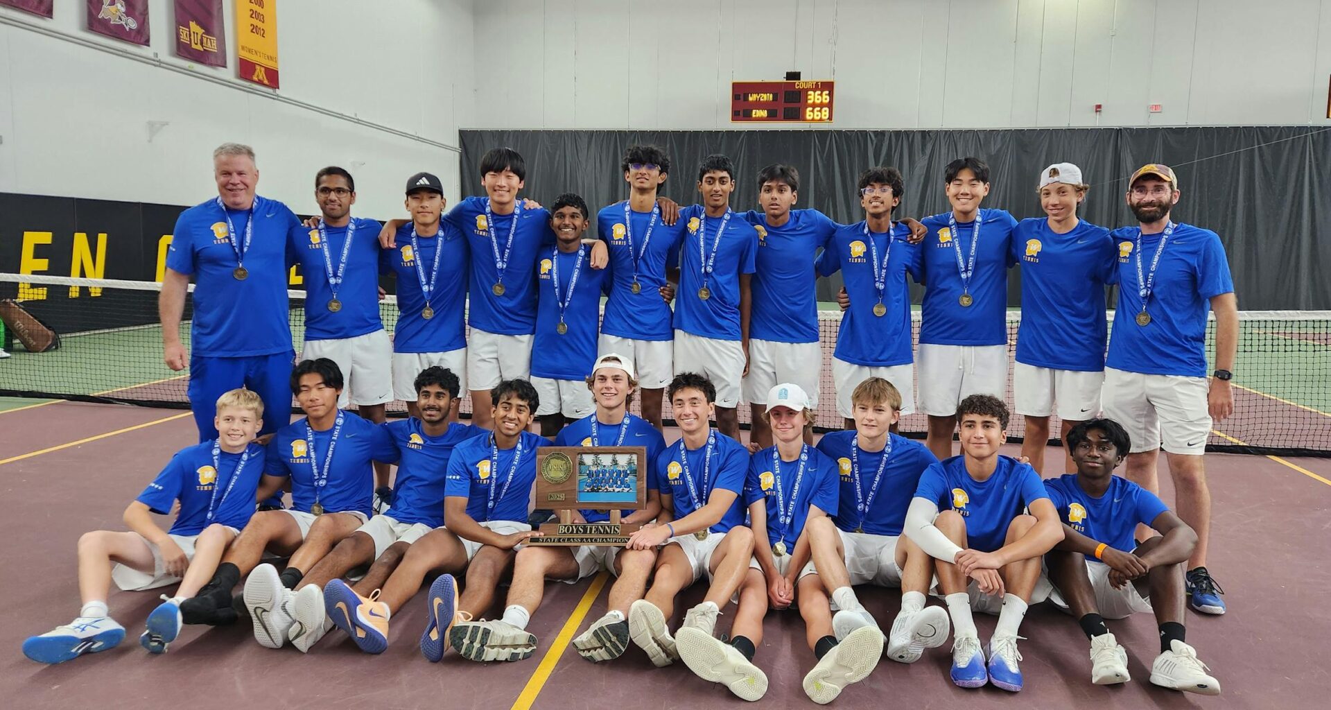 MN 2026 high school boys tennis team and singles state rankings