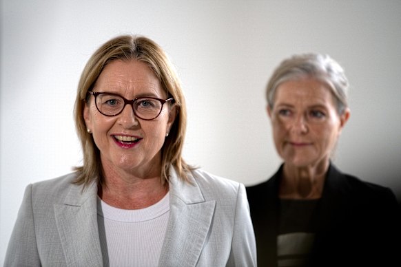 Victorian Premier Jacinta Allan and and Planning Minister Sonya Kilkenny.