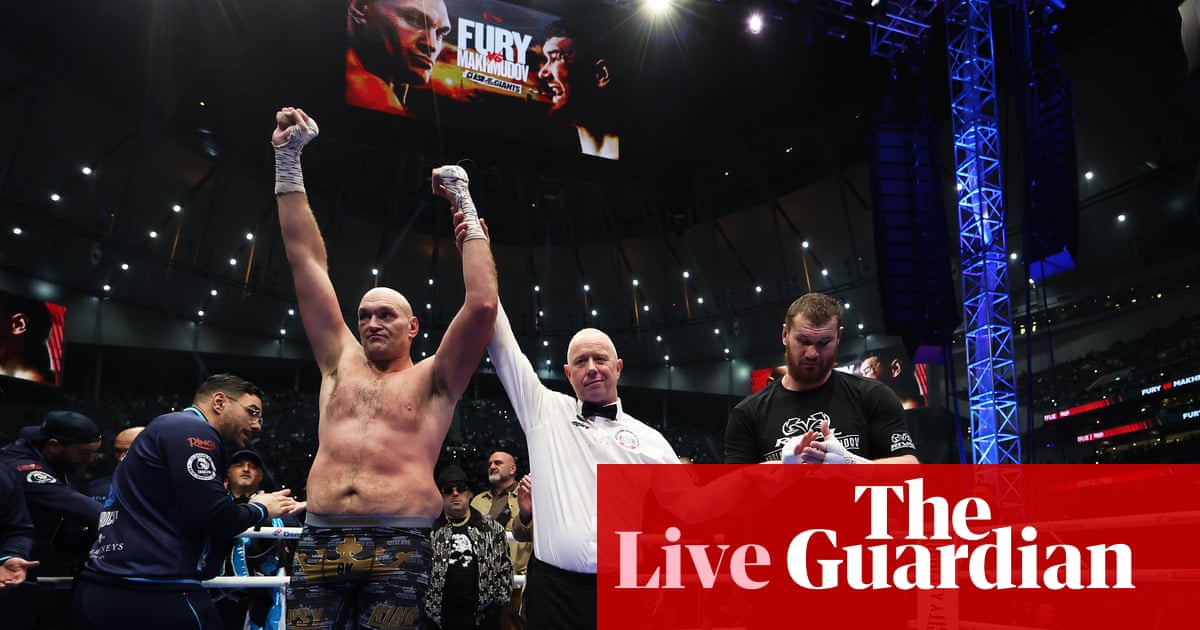 Tyson Fury beats Arslanbek Makhmudov by unanimous decision – as it happened | Tyson Fury