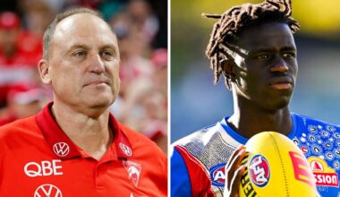 Coaching jobs at Essendon and Carlton, John Longmire, Adam Simpson, Ken Hinkley, Nathan Buckley, Buku Khamis free agency decision, latest news