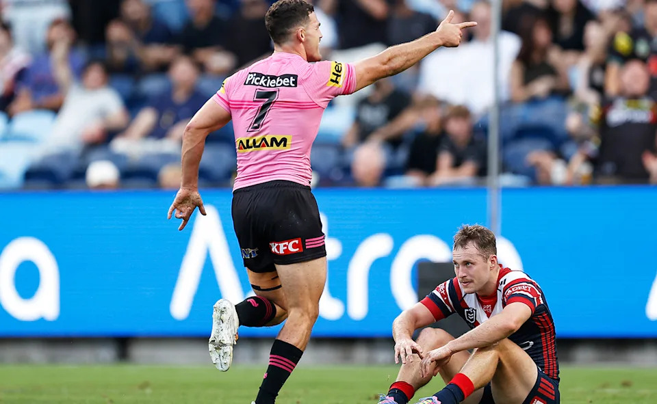 Nathan Cleary and Sam Walker.