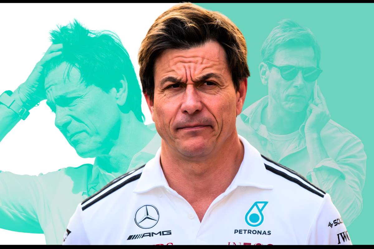 Edit of three serious looking Wolff headshots with white and turquoise block background