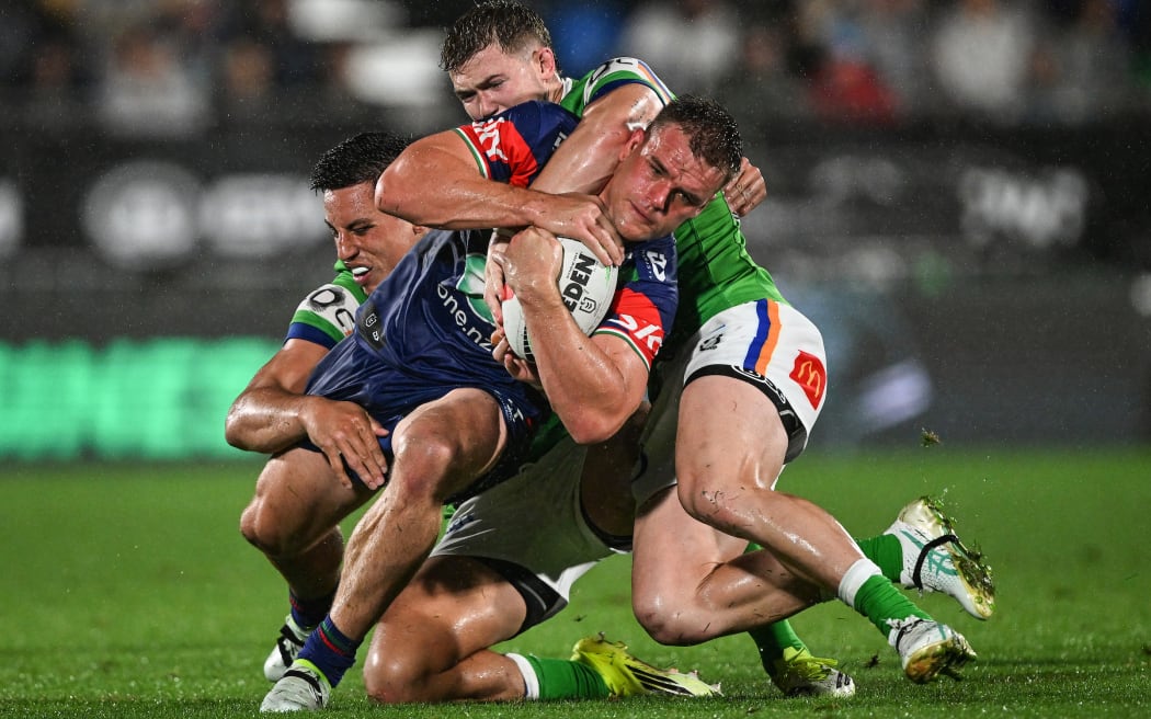 Jackson Ford of the Warriors, NZ Warriors v Canberra Raiders, round 2 of the NRL Telstra Premiership at Go Media Stadium, Auckland, New Zealand on Friday 13 March 2026.
© Photo: Andrew Cornaga / Photosport
