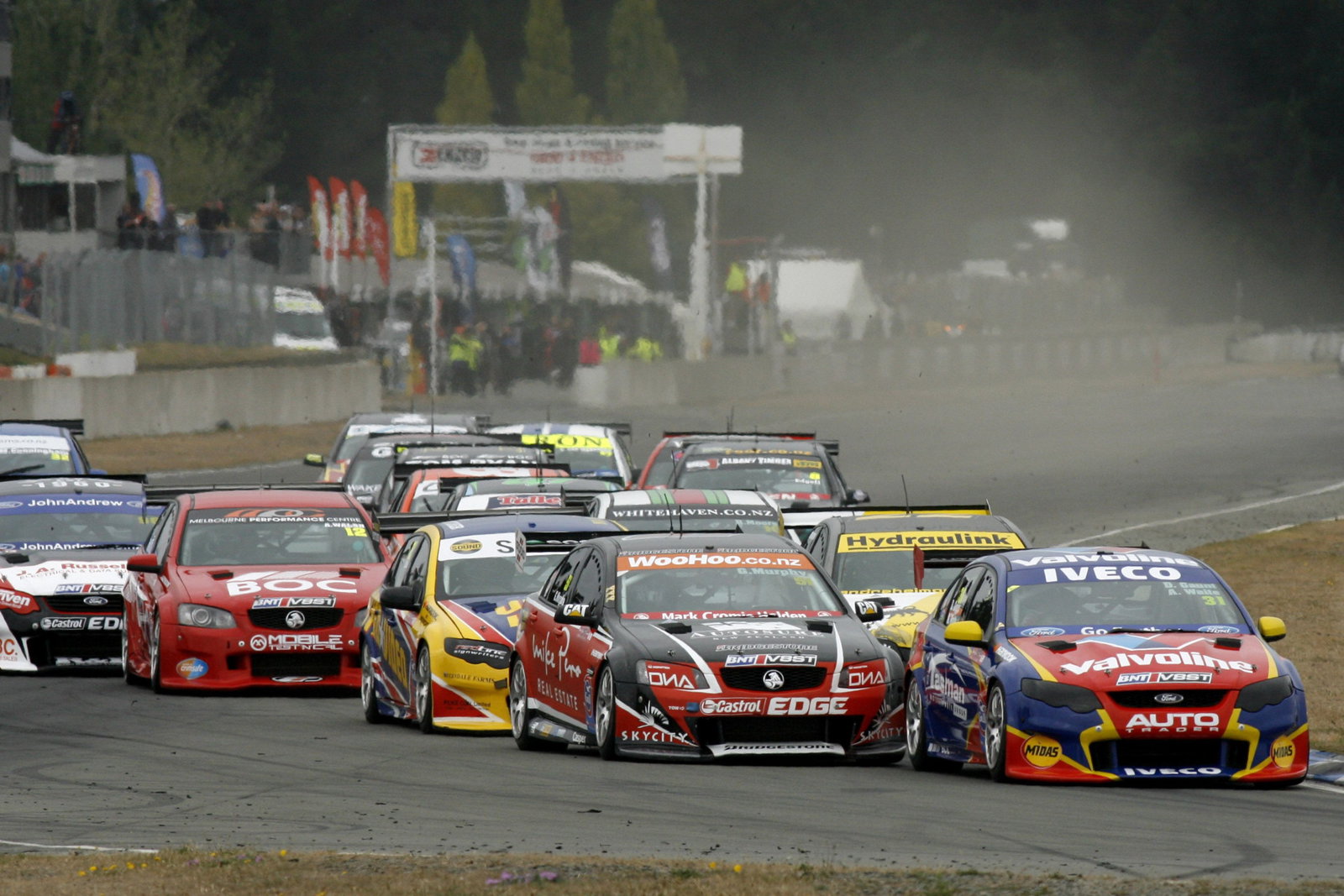 Supercars drivers who have raced at Ruapuna